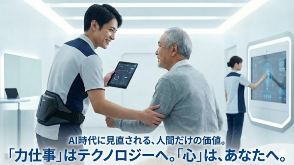 「AIに奪われない仕事」No.1？今、異業種・未経験から『あえて』介護職を選ぶ人が急増している理由